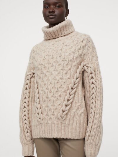 White Print Light Cotton Overhead Blouse