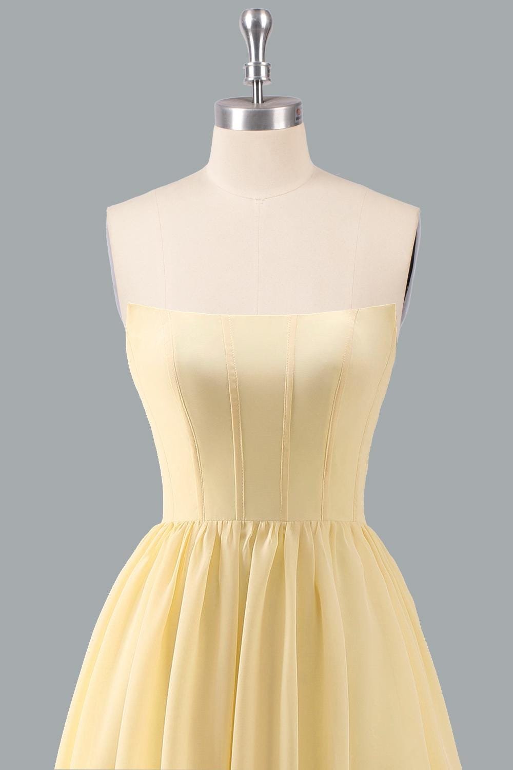 Apricot Prom Dress 2026 Ethereal Style, Custom Made Satin Evening Gown, Formal Gala Wear - Image 6