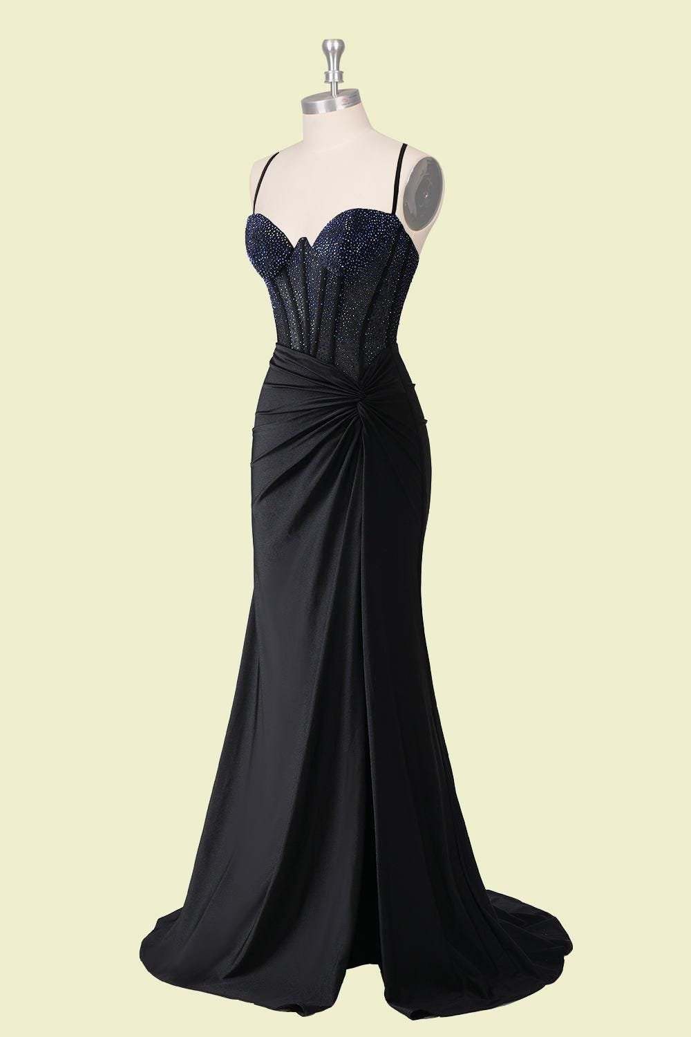 Custom Made Beaded Evening Gown