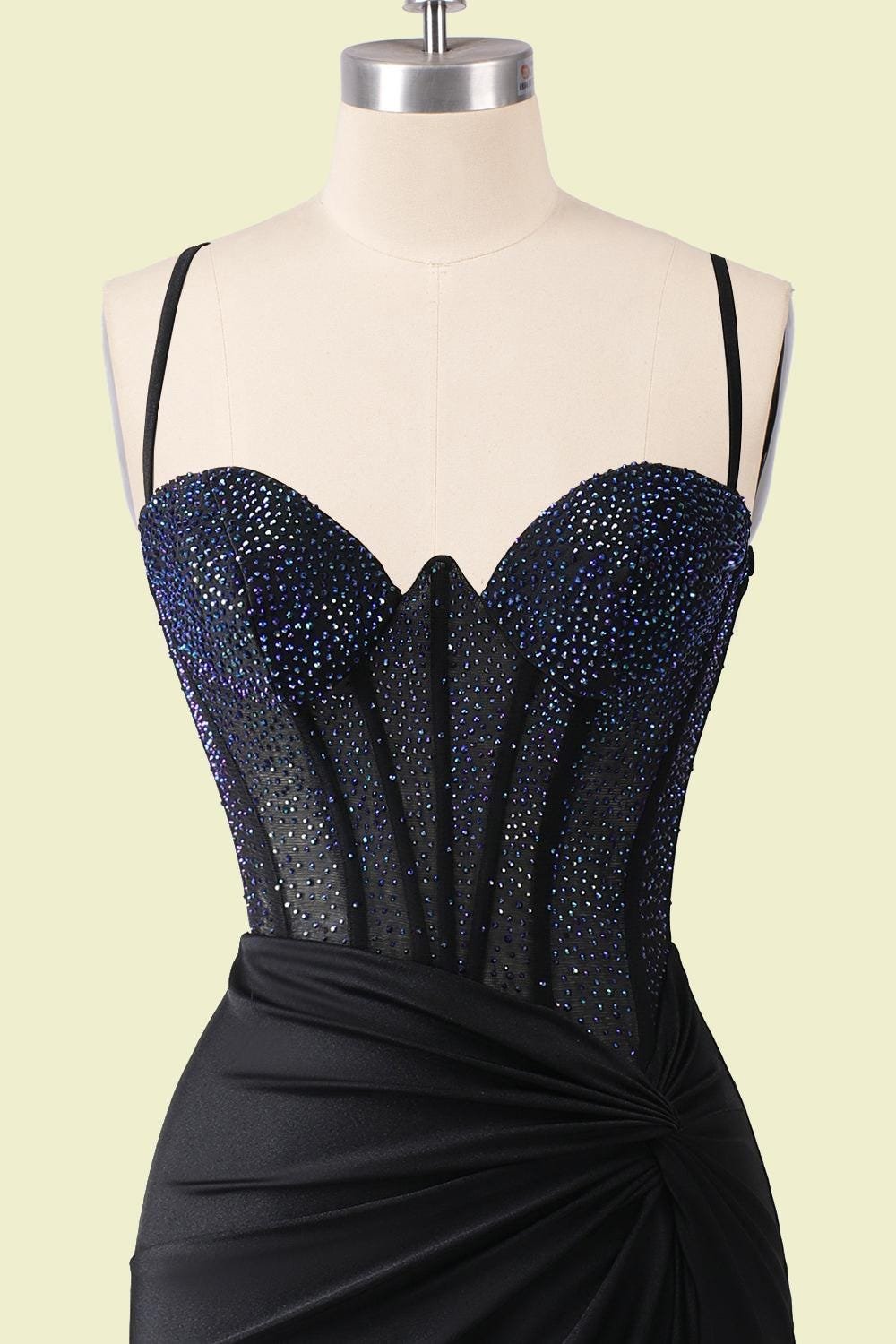 Black Prom Dress 2026 Ethereal Style, Custom Made Beaded Evening Gown, Formal Gala Wear - Image 5