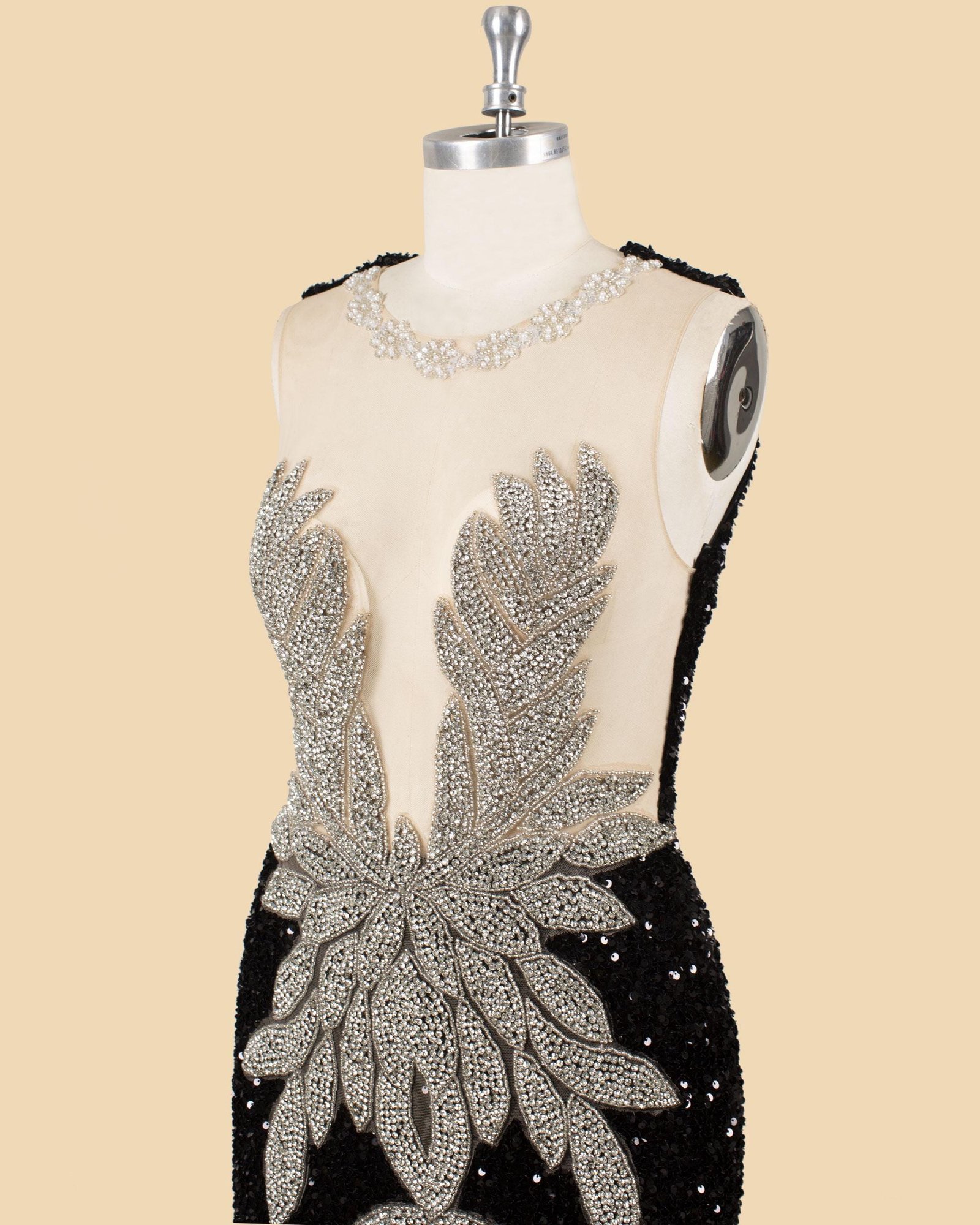 Black Prom Dress 2026 Regencycore Lace, Custom Made Crystal Evening Gown, Formal Gala Wear - Image 5