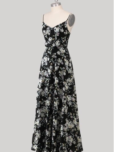 Custom Made Chiffon Evening Gown