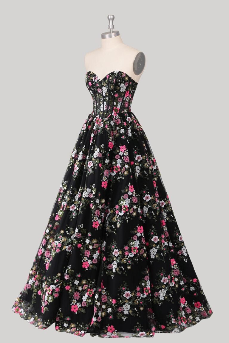 Custom Made Satin Evening Gown