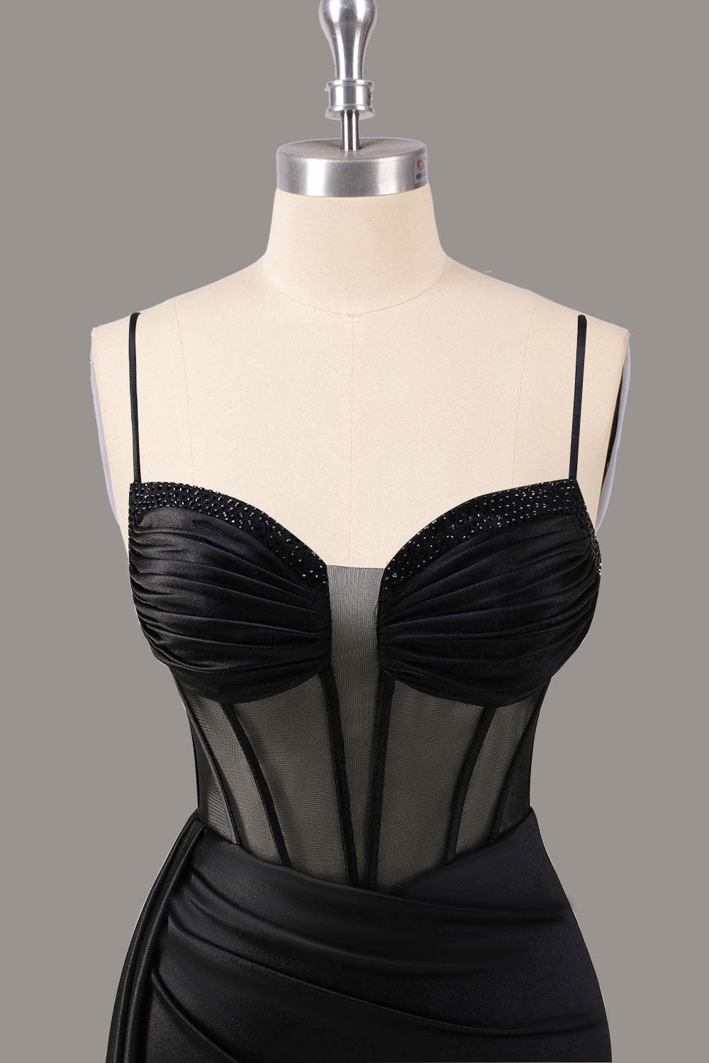 Black Wedding Dress Ethereal Style, Custom Made Lace Bridal Gown, Outdoor Wedding Wear - Image 5