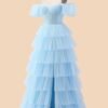Custom Made Tulle Evening Gown