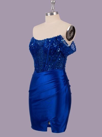 Custom Made Satin Evening Gown