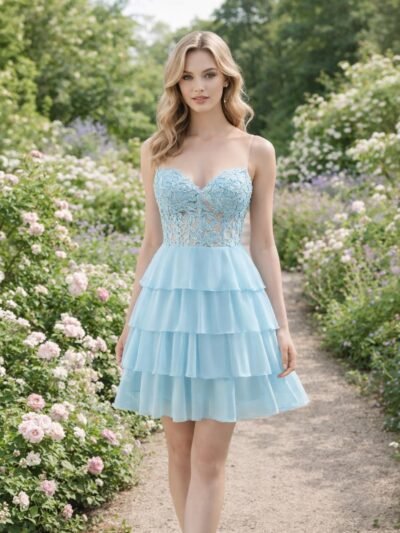 Custom Made Satin Evening Gown