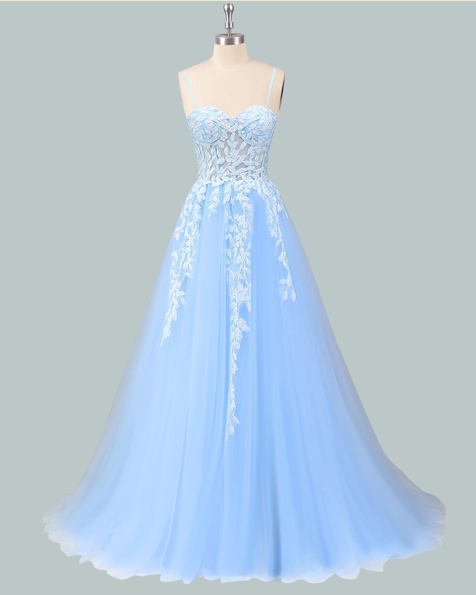 Custom Made Satin Evening Gown