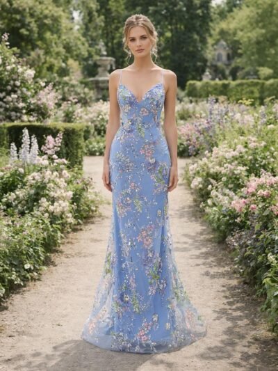 Custom Made Sequin Bridal Gown