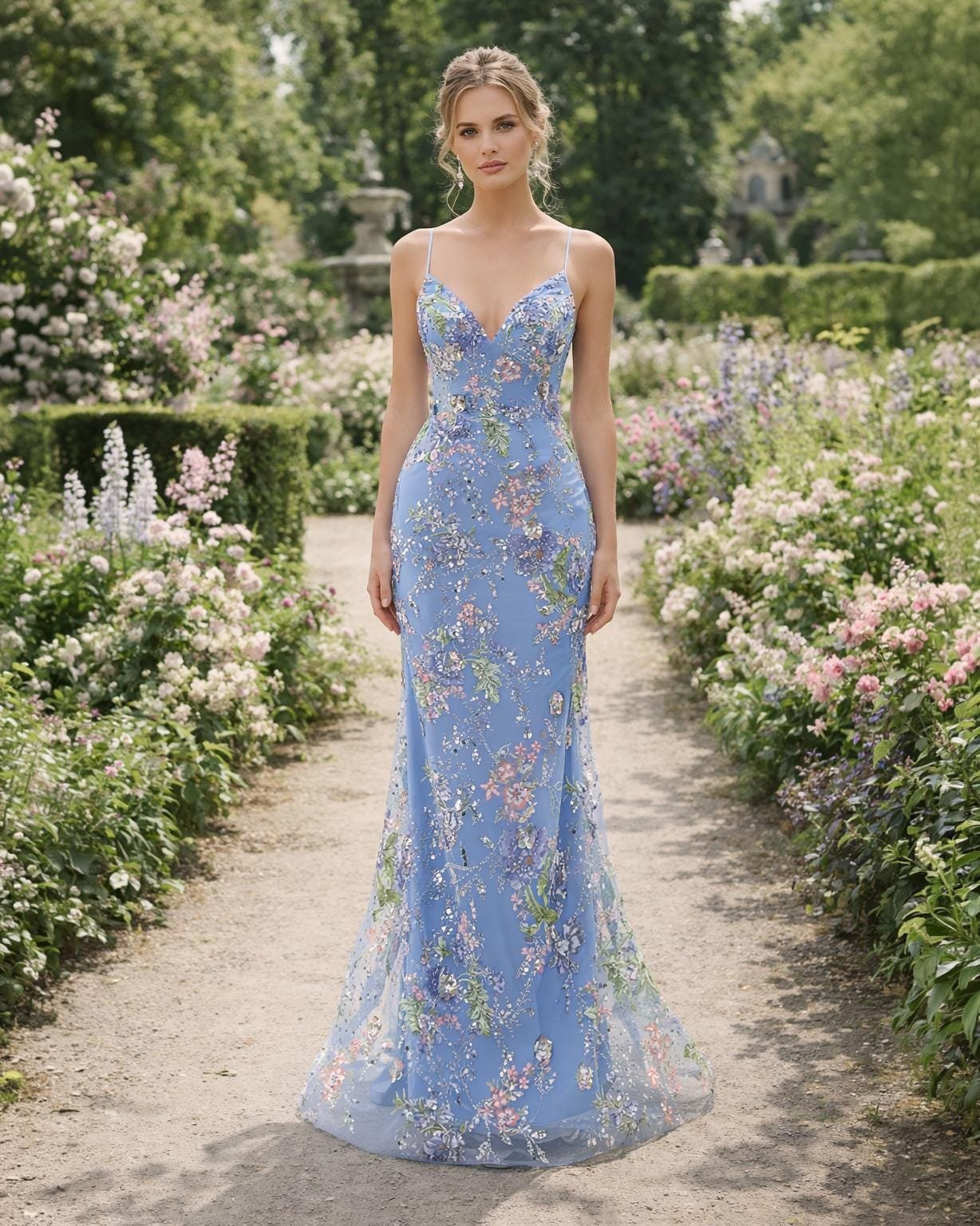 Custom Made Sequin Bridal Gown