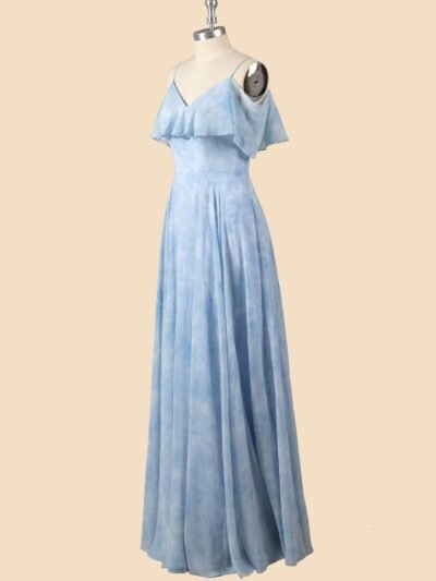 Custom Made printed  Bridal Gown