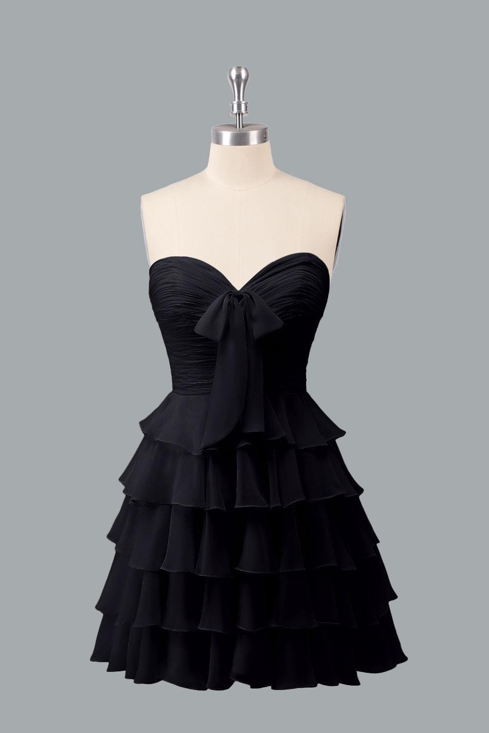 Blue Wedding Dress Ethereal Style, Custom Made Satin Bridal Gown, Outdoor Wedding Wear - Image 6