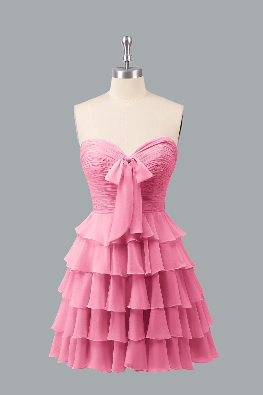 Blue Wedding Dress Ethereal Style, Custom Made Satin Bridal Gown, Outdoor Wedding Wear - Image 8