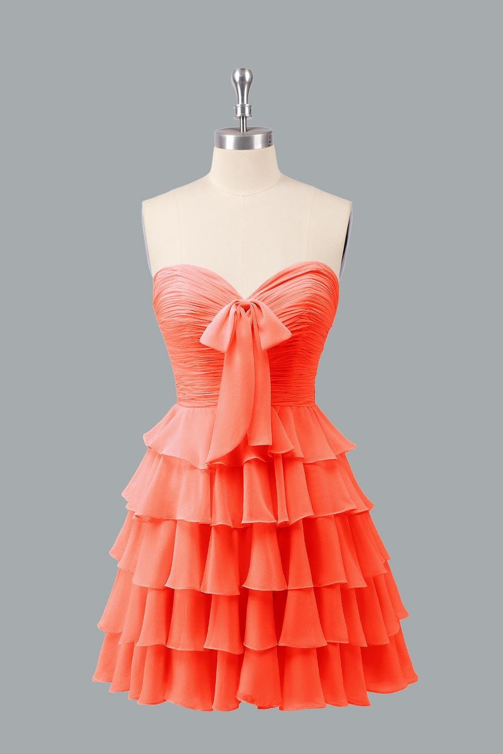 Blue Wedding Dress Ethereal Style, Custom Made Satin Bridal Gown, Outdoor Wedding Wear - Image 10