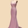 Custom Made Crystal Evening Gown