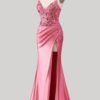 Custom Made Satin Evening Gown