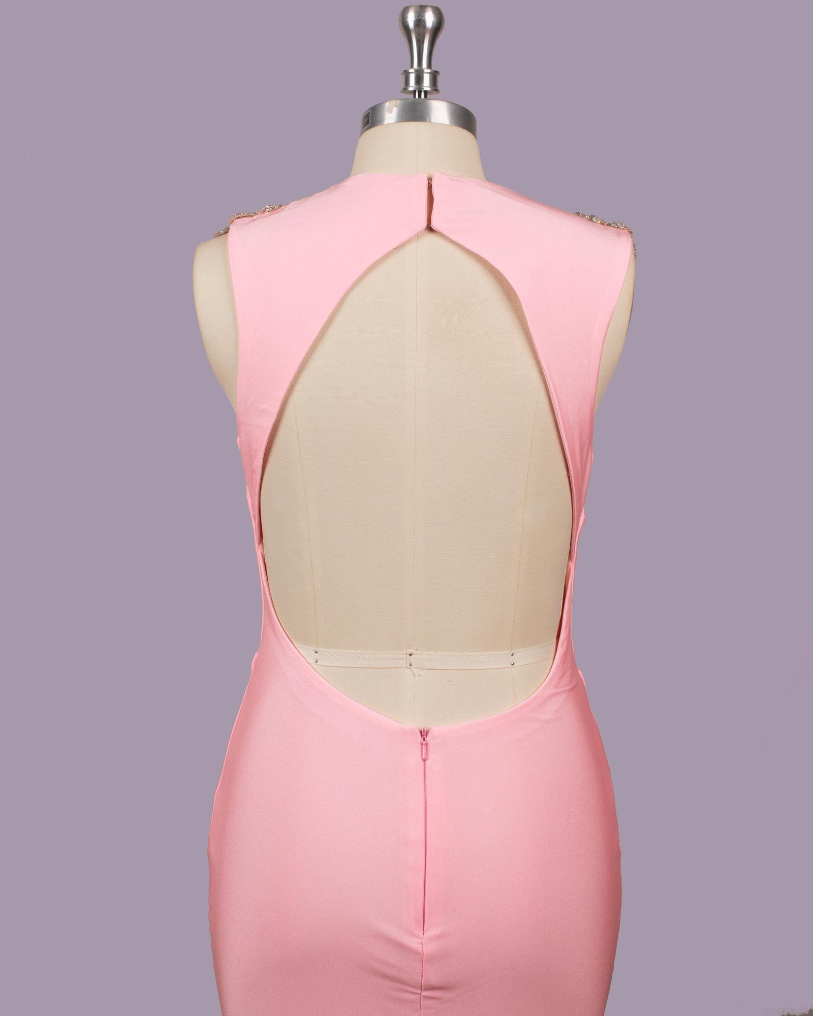 Custom Crystal Pink Mermaid Prom Dress Beaded Luxury Evening Gown Formal Garden Party Attire - Image 7