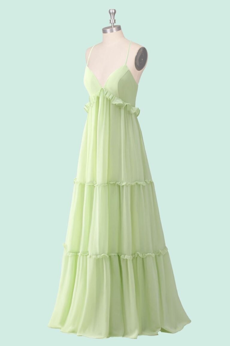 Custom Made Chiffon Evening Gown