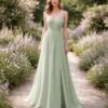 Custom Made Chiffon Evening Gown