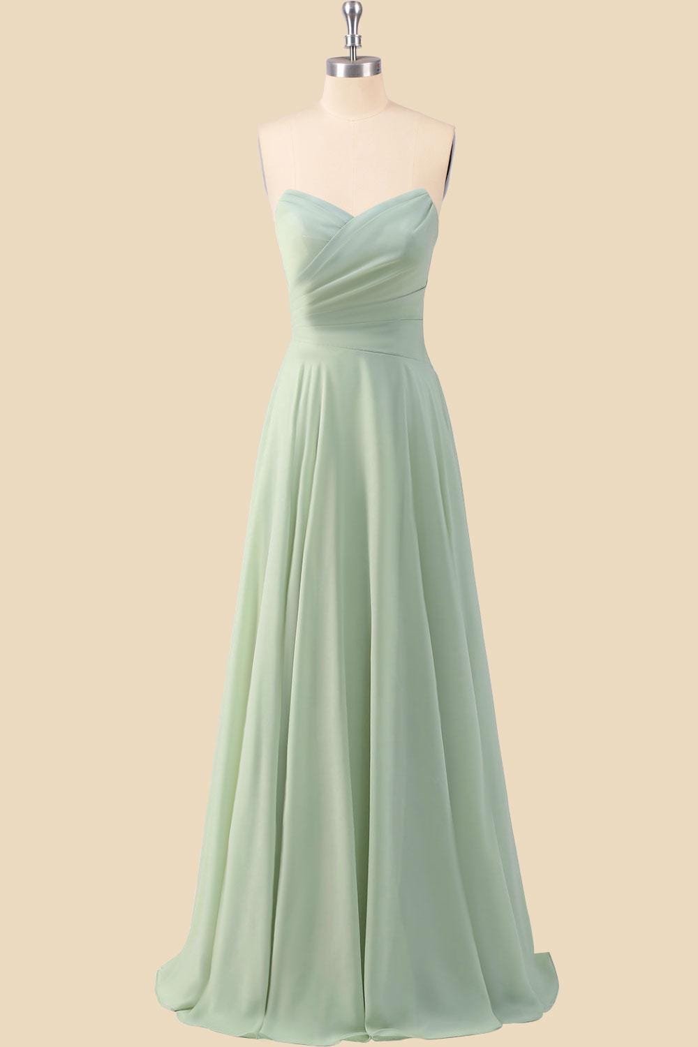 Green Prom Dress 2026 Ethereal Style, Custom Made Satin Evening Gown, Formal Gala Wear - Image 5