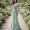 Custom Made Satin Evening Gown