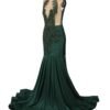 Custom Made Crystal Evening Gown