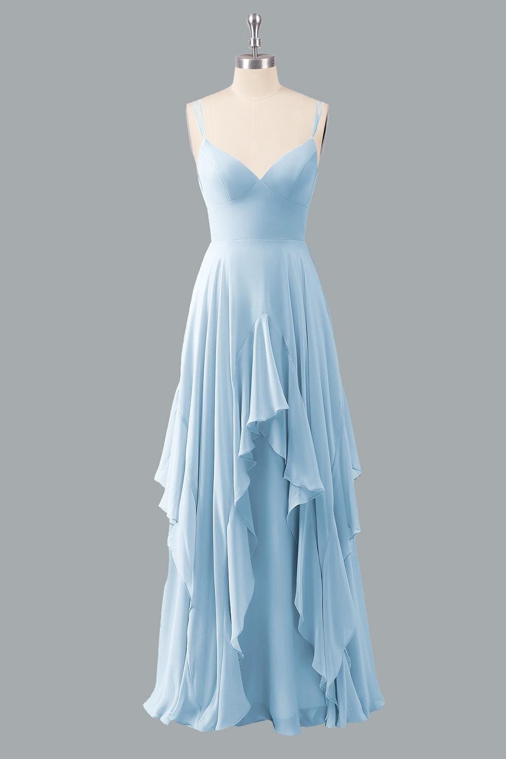 Green Prom Dress 2026 Sleek Minimalism, Custom Made Chiffon Evening Gown, Formal Gala Wear - Image 10