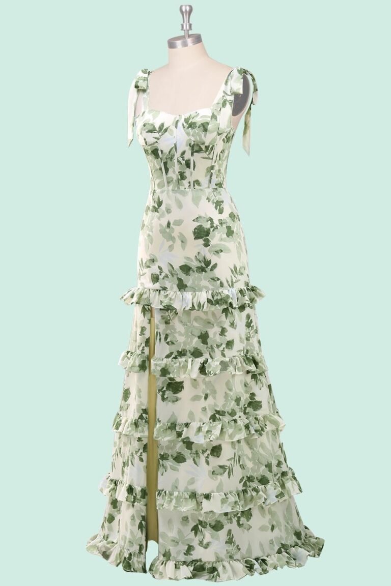 Custom Made Chiffon Evening Gown