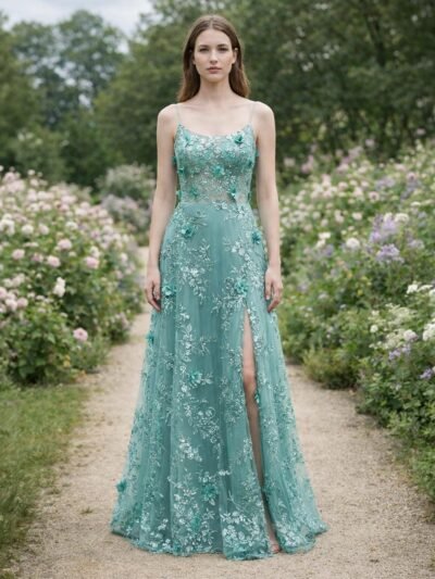 Custom Made Satin Bridal Gown