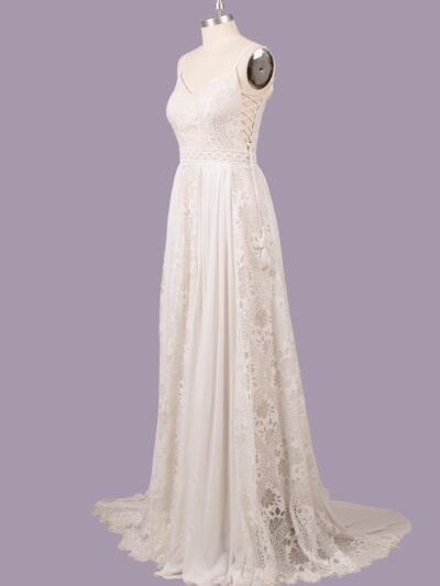 Custom Made Satin Bridal Gown