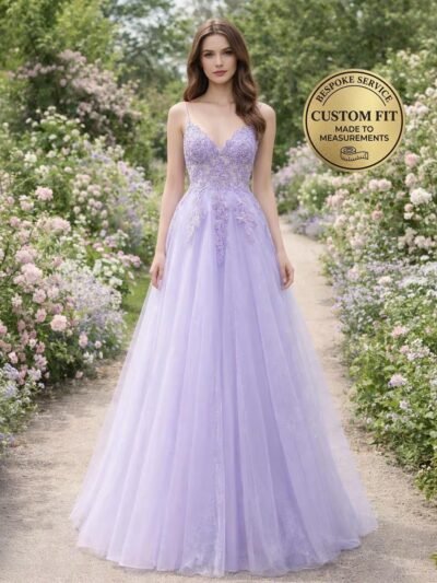 Lilac Prom Dress 2026 Regencycore Lace