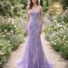 Lilac Prom Dress 2026 Regencycore Lace