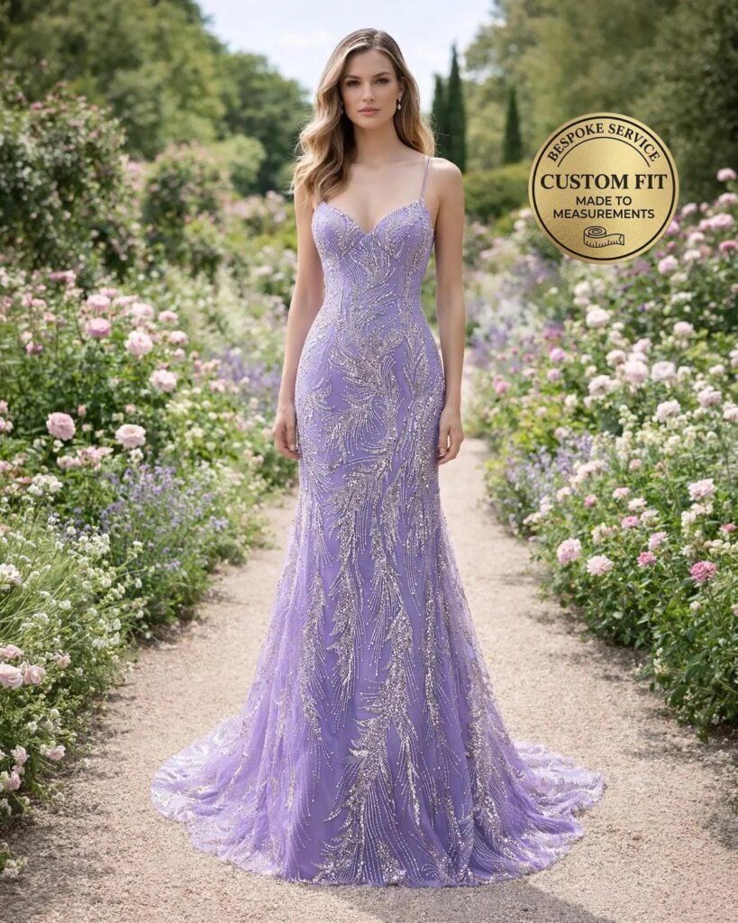 Lilac Prom Dress 2026 Regencycore Lace