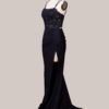 Custom Made Satin Evening Gown