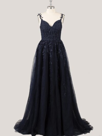 Custom Made Satin Evening Gown