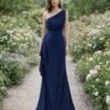 Navy Wedding Dress Ethereal Style