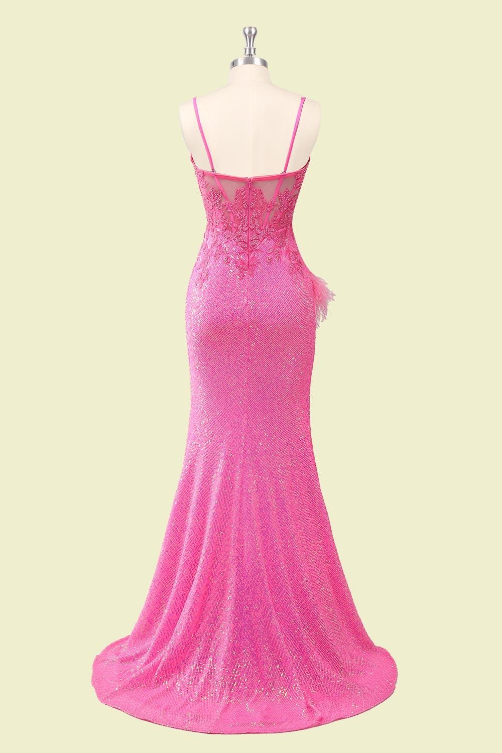 Pink Prom Dress 2026 Regencycore Lace, Custom Made Beaded Evening Gown, Formal Gala Wear - Image 4