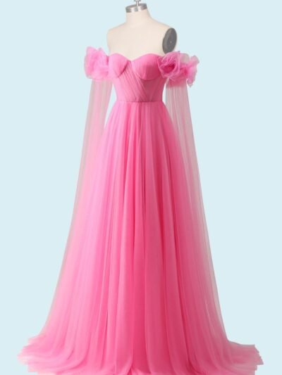 Custom Made Chiffon Evening Gown