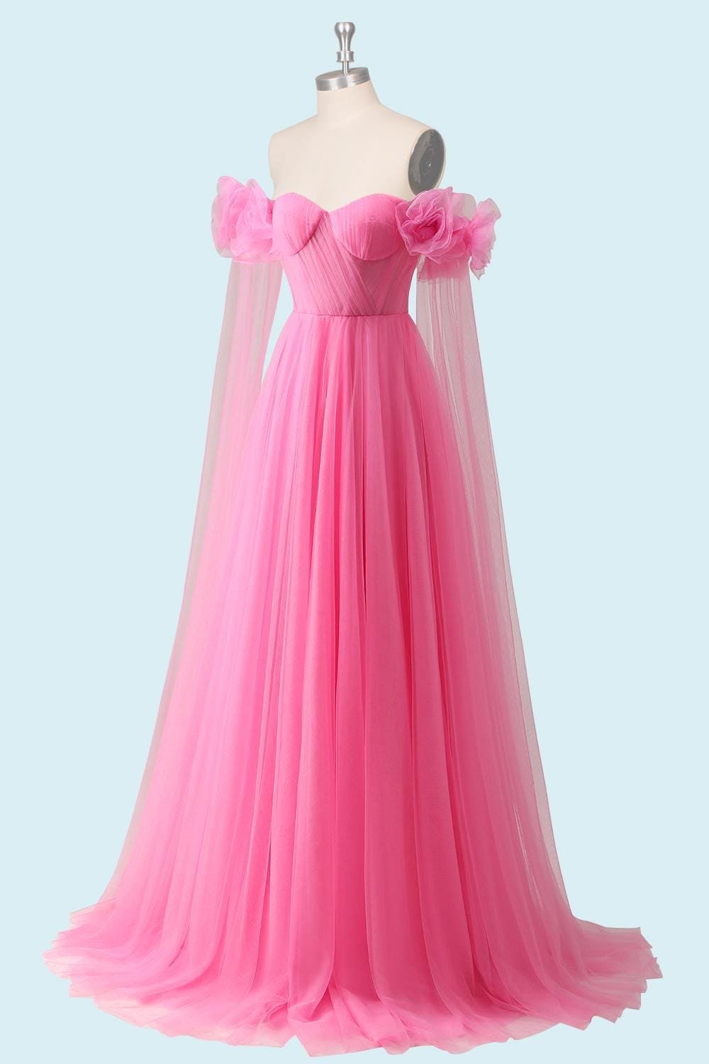 Custom Made Chiffon Evening Gown