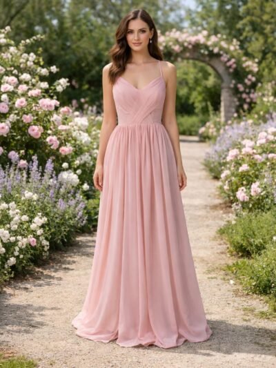 Pink Wedding Dress Ethereal Style