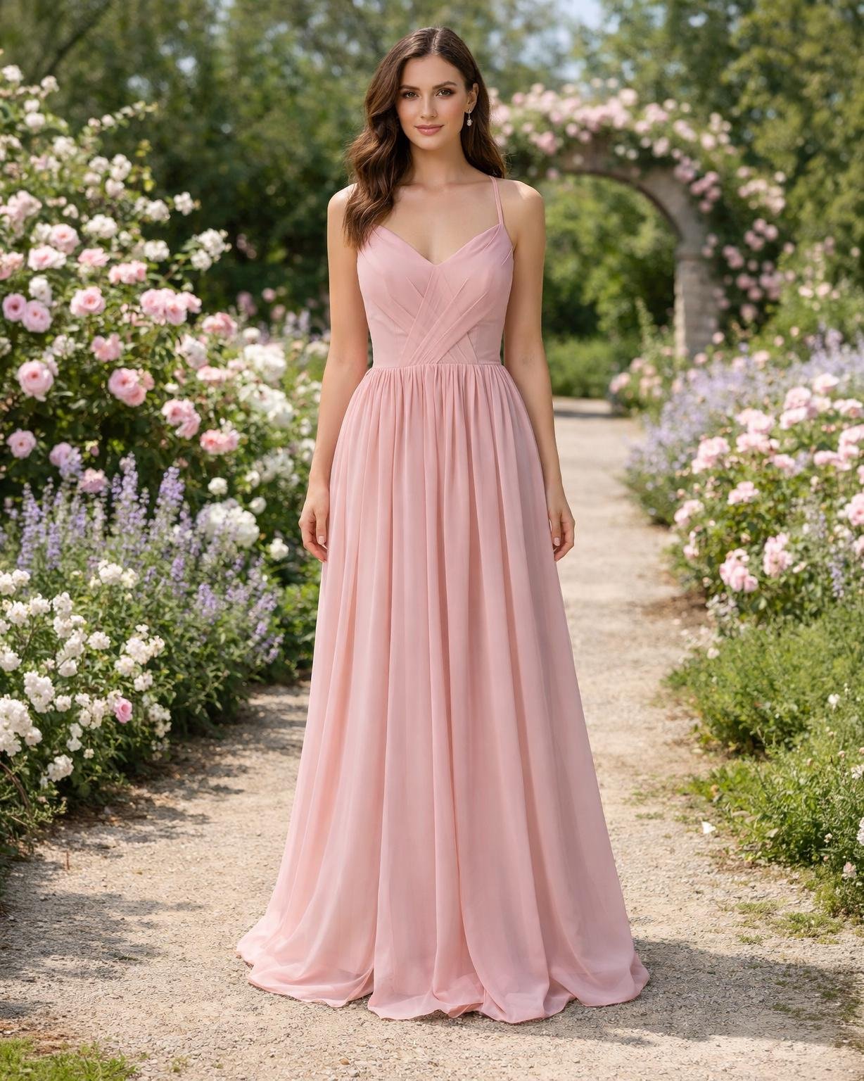 Pink Wedding Dress Ethereal Style