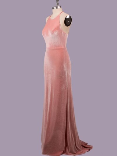 Custom Made Velvet Bridal Gown