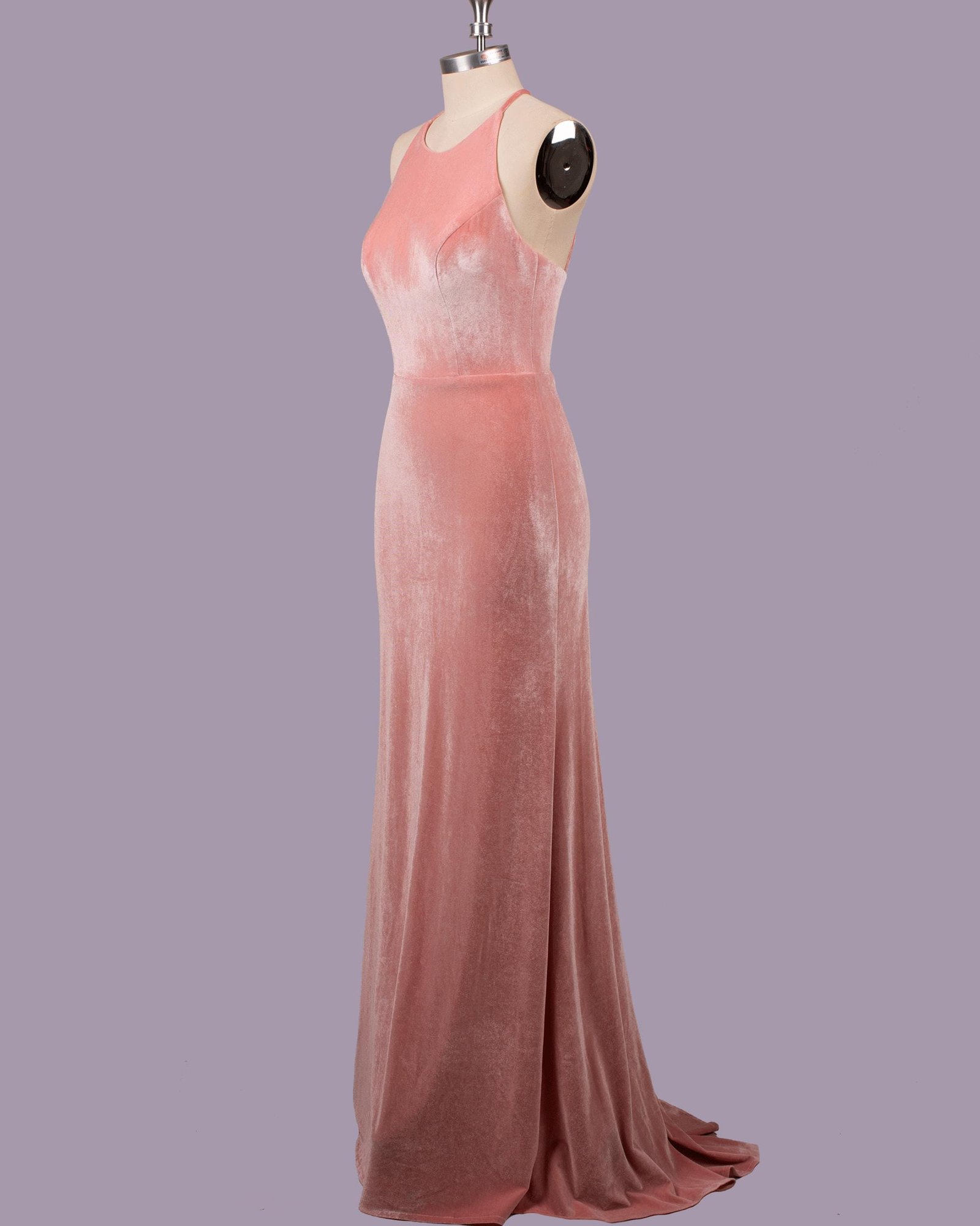 Custom Made Velvet Bridal Gown