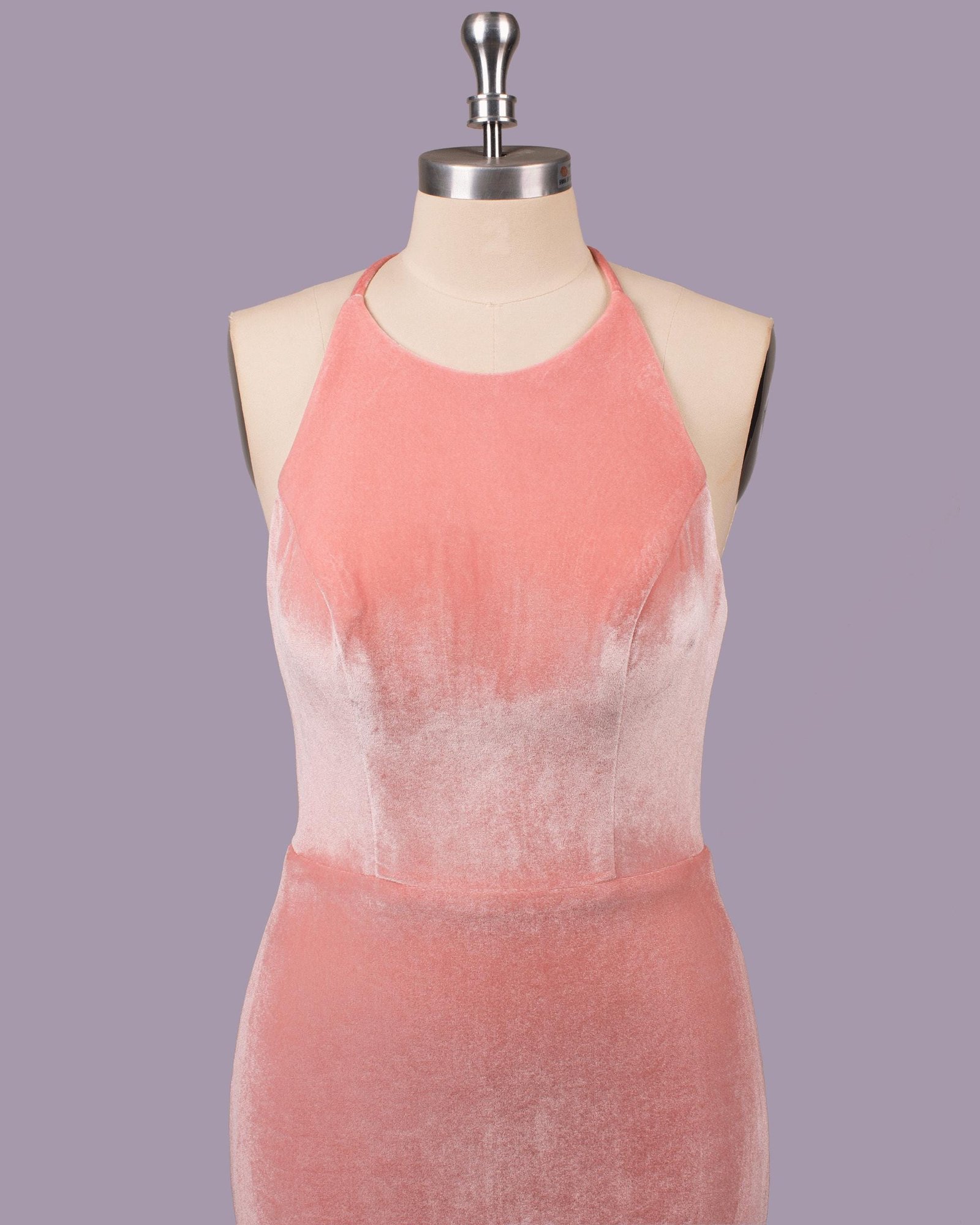 Pink Wedding Dress Ethereal Style, Custom Made Velvet Bridal Gown, Outdoor Wedding Wear - Image 5