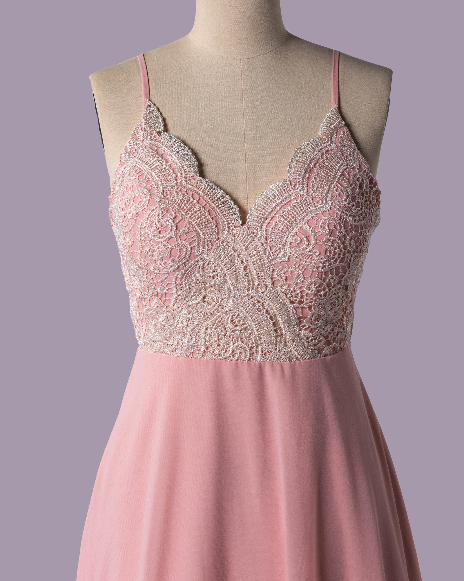 Pink Wedding Dress Regencycore Lace, Custom Made Tulle Bridal Gown, Outdoor Wedding Wear - Image 5