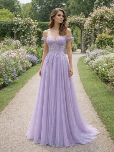 Custom Made Satin Evening Gown