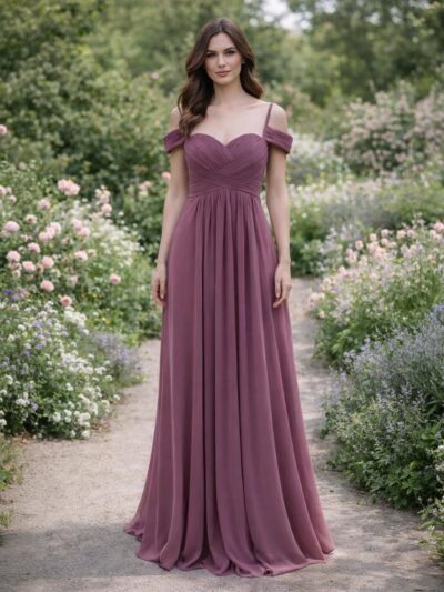 Purple Wedding Dress Ethereal Style
