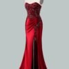 Custom Made Satin Evening Gown
