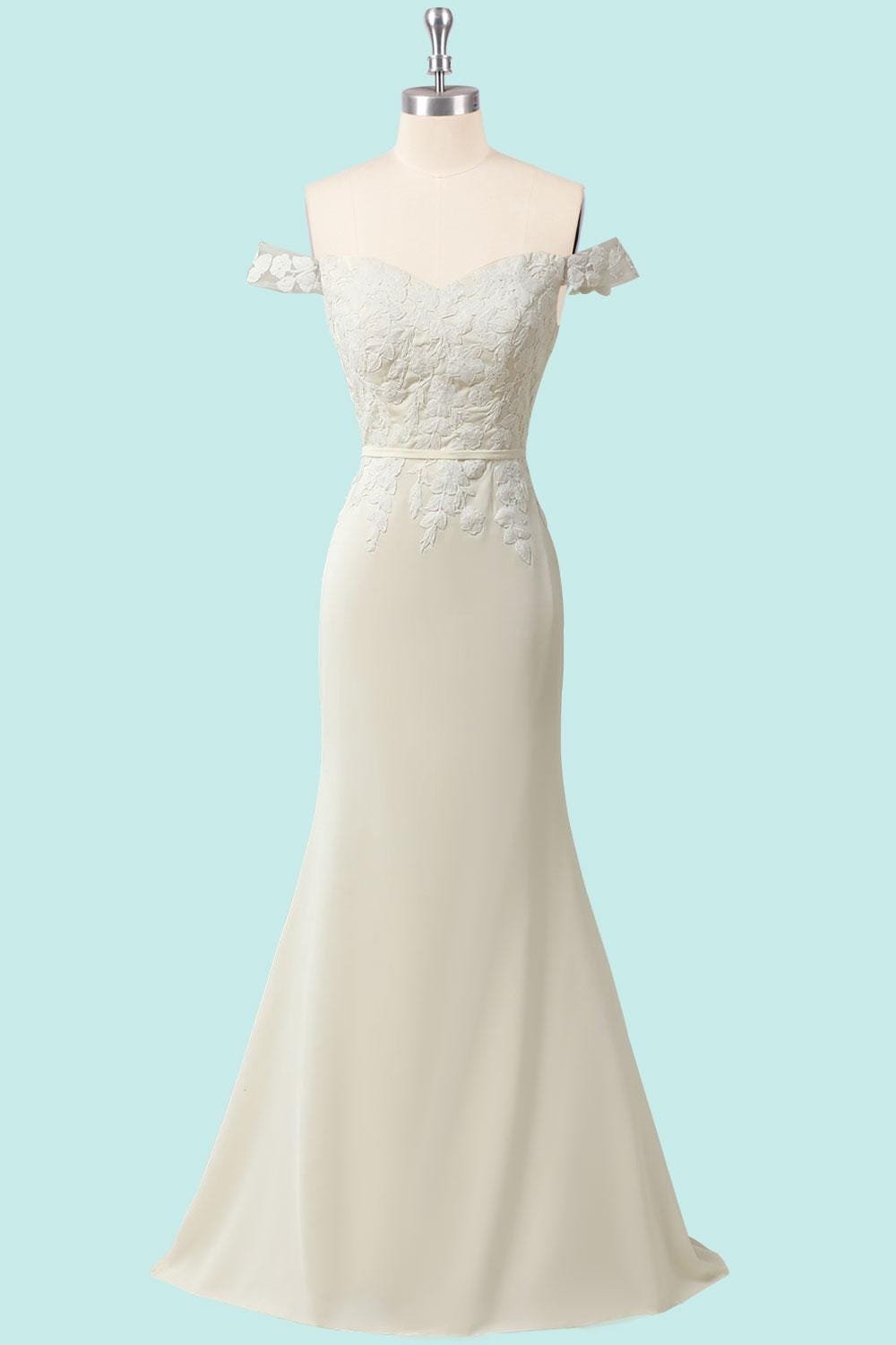 White Wedding Dress Regencycore Lace, Custom Made Embroidery Bridal Gown, Outdoor Wedding Wear - Image 4