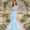Custom Made Satin Evening Gown